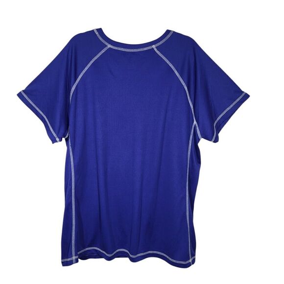 NEW NFL Indianapolis Colts Short Sleeve Scoop Neck T-Shirt Womens 1X Blue Slinky - Picture 4 of 9